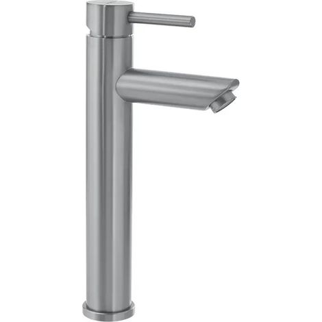 Hochdruckarmatur Garda gun metal 28,5 x 4,9 x 14,6 cm für Waschtische (1/2)