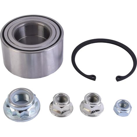 Kit de roulement de roue avant avec écrou d'essieu, écrous et bague de blocage de rechange pour Numéro de pièce (1/5)