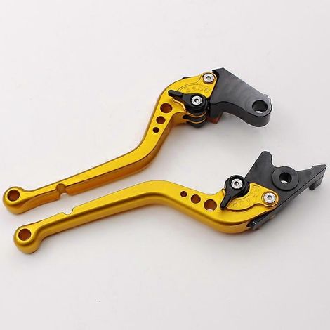 Compatible avec les motos Lifan KPS200 et KPR150 : tige de commande de klaxon de frein modifiée et poignée d'embrayage Biaoying 150 (Golden 2). (1/5)