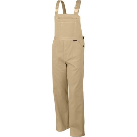 Qualitex Latzhose "favorit", Größe: 44, Farbe: khaki (1/2)