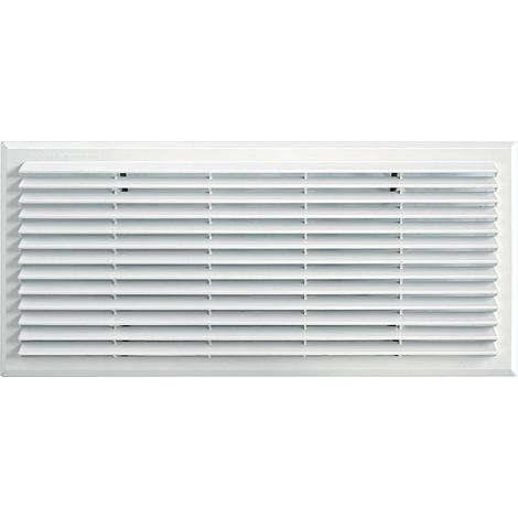 GRIGLIA AEREAZIONE MM 500X227 PLASTICA BIANCA
