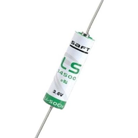 BATTERIA LITIO SAFT LS14500 AA 3,6V 2,6 Ah CON REOFORI