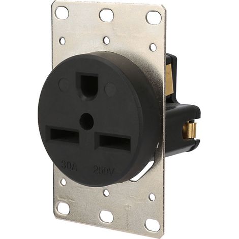 NEMA6-30R 30A 250V Industrie-Steckdose, 3-polig, mit Stecker und Kabelverbinder (1/5)