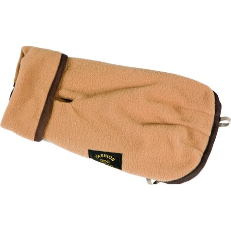 Fashion Dog Fleece-Hundemantel - Camel/Beige - 47 cm (1/3)