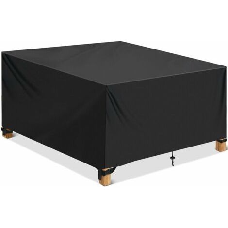 Housse De Protection Imperméable pour Meubles De Jardin 420D 150x150x75cm, Bache Salon De Jardin, Tissu Oxford Résistant Aux UV pour Chaise De Table, Canapé