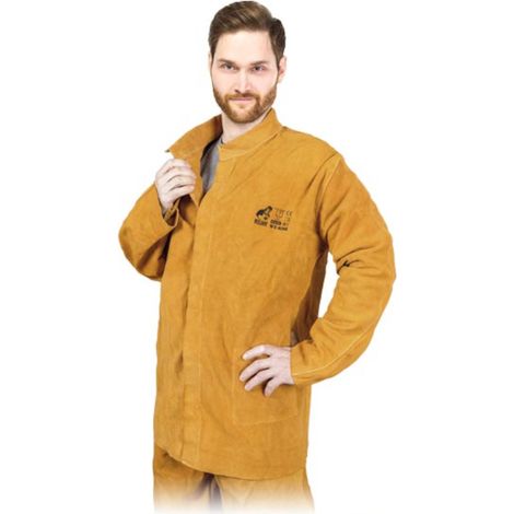 Schweißerjacke aus Rindspaltleder