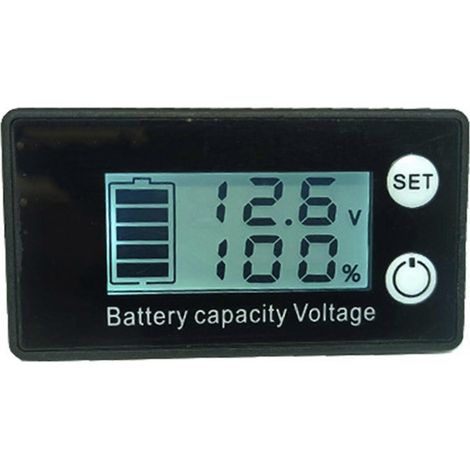 Batteriekapazitätsanzeige DC 7-68 V Blei-Säure-Lithium-Auto-Motorrad-Voltmeter-Messgerät Spannungsanzeige (w (1/5)