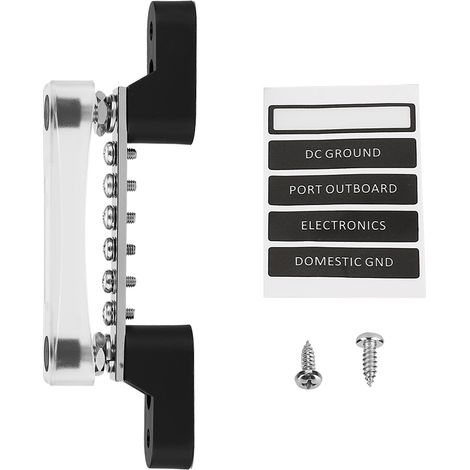 Barre de raccordement 6 positions 100Amp 1248V pour bornier électrique de jonction (1/5)