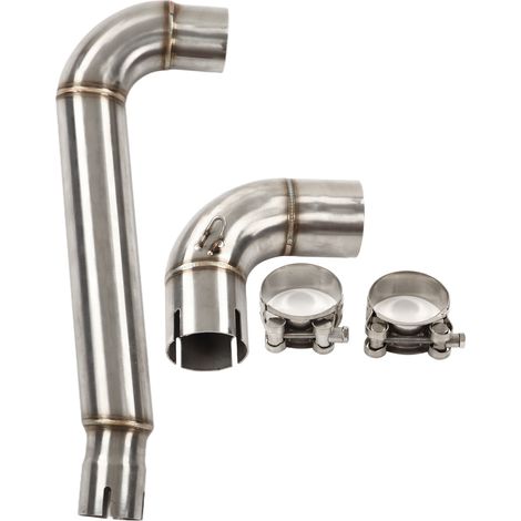 Tuyau central échappement inox tube liaison moto pour Benelli 302 2016-2022 (1/5)
