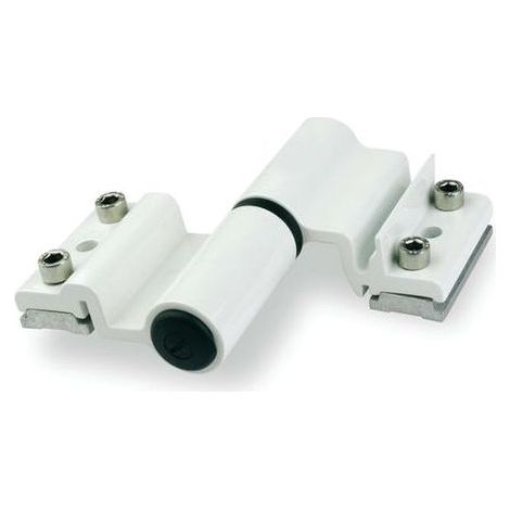 FAPIM 5500AI Aluminium-Riegelscharnier für schwere Türen – Weiß 9010 – 5520A32 (1/5)