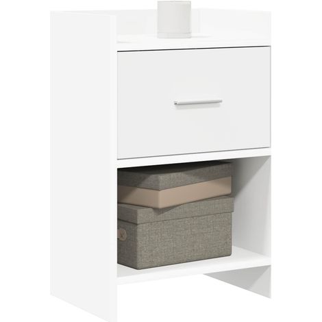 Maison Exclusive - Comodini Bianco 40 x 30 x 60 cm Legno ingegnerizzato (1/5)