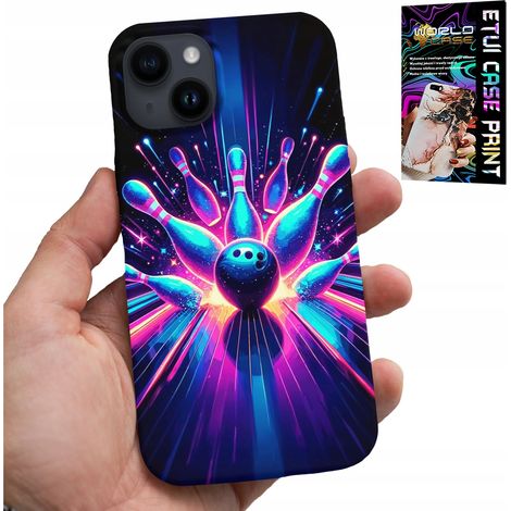 Custodia per iPhone 15 - cover bowling strike, retro (1/5)