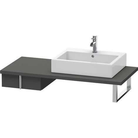Meuble bas console VERO 518x400x142mm graphite mat