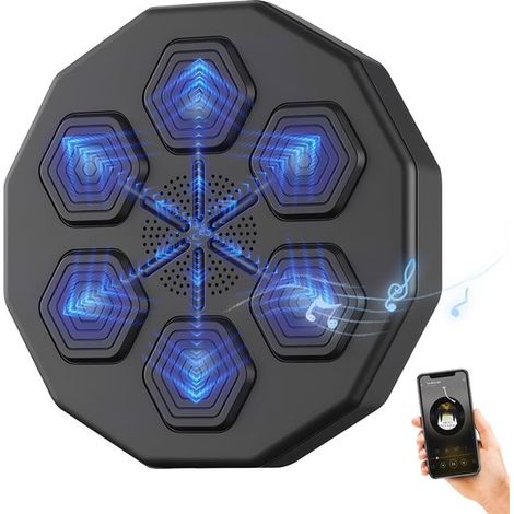 Intelligente Musik-Boxmaschine – Intelligenter Boxsack – Bluetooth-Verbindung – Digitale Boxmaschine mit Musik – Boxball – Boxmaschine – Level-Training – Boxen – Fitness
