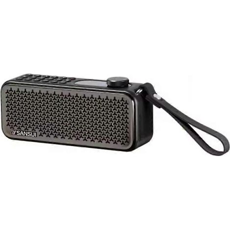 Radio FM F60 pour seniors, rechargeable, double haut-parleur, style lecteur, batterie 3600 mAh, noire (1/5)