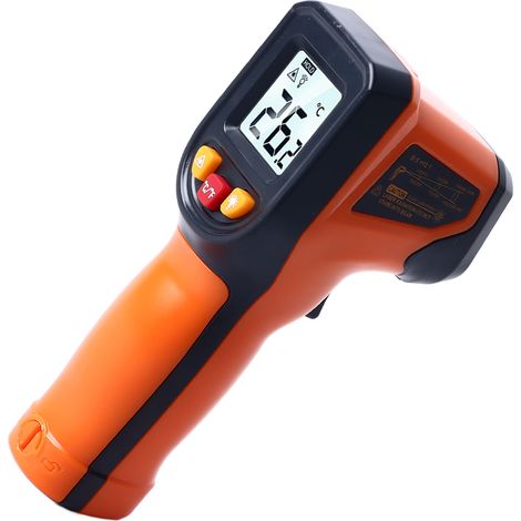 Thermomètre infrarouge de cuisson sans contact, pistolet de température alimentaire numérique laser IR -50600℃ (-581112℉) (1/5)