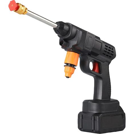 Akku-Hochdruckreiniger, 21 V/1200 mAh, tragbarer Auto-Hochdruckreiniger, mit 1 Akku und Zubehör (1/4)