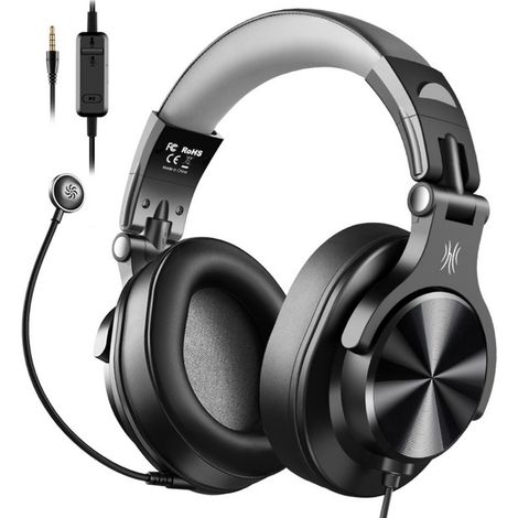 Casque supra-auriculaire filaire noir A71D : un son de haute qualité pour les mélomanes