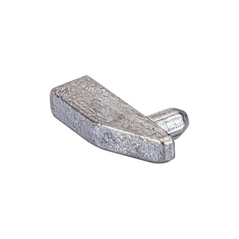 Taquets pour fonds rainurés - Décor : Brut - Matériau : Zamac - HETTICH