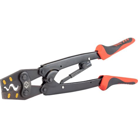 Pinza a cricchetto per puntali a bocca campana, 6 - 25mm² (1/4)