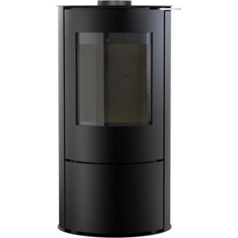 Poêle à bois 6kw noir - Supra - LEONIE (1/3)