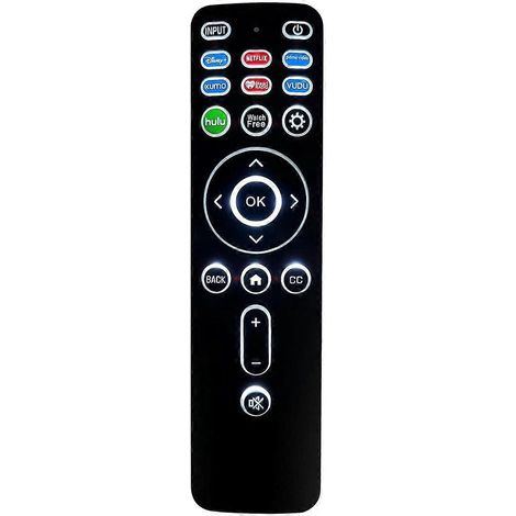 Télécommande universelle rétroéclairée XRT260 de remplacement pour téléviseur intelligent-- (1/5)