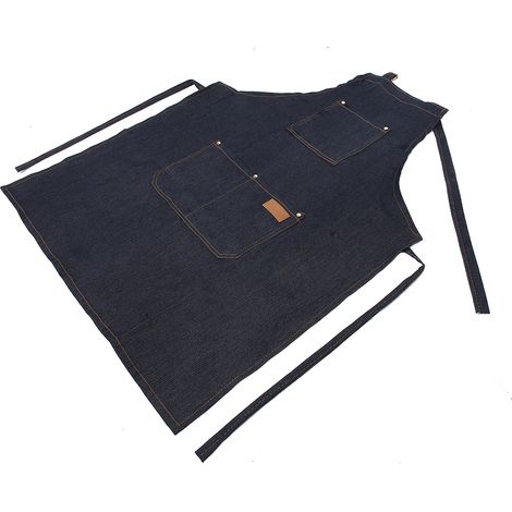 Tablier de coiffure imperméable, cape de barbier professionnelle, robe de salon pour coupe de cheveux, tablier à usage intensif, matériau résistant à l'eau, taille adulte, noir, 1 pièce. (1/5)
