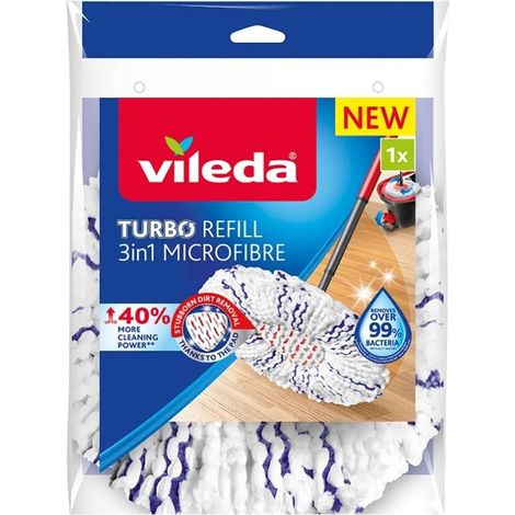 Vileda – Balai à poussière et lave sol 3 en 1 – Microfibre lavable – Élimine 99 % des bactéries – Forme triangulaire pour coins difficiles (1/9)
