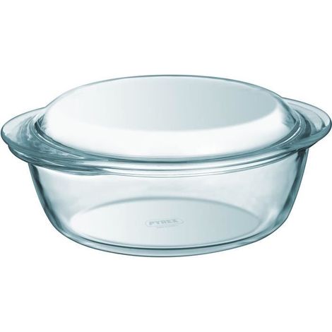 Lot de 2 plats à gratin - PYREX - Verre - Ronds - 2,3 L (1/5)