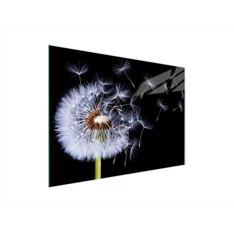 Glasschneidebrett 40x30 Blume (1/5)