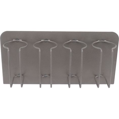 Porte-Clipseur 4-Slot Professionnel en Acier Inoxydable – Support de Rangement pour Clipseurs Electriques (1 unité) – Pour Salon, Coiffeur et Grooming Canin (1/5)