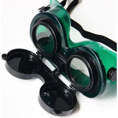 Lunettes de soudage, lunettes de sécurité à visière relevable, lunettes de soudage, de brasage et de découpe à la torche, casque, masque, 1 pièce (1/5)