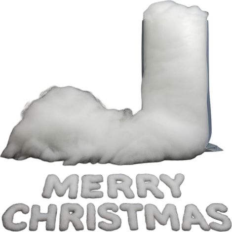 Neve Artificiale Cotone Ovattato Decorativo Natalizio Bianco 140g (1/5)
