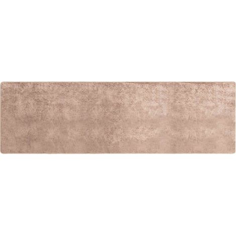 Rug Runner MARSA Sand 80 x 250 cm Polyester and PVC vidaXL