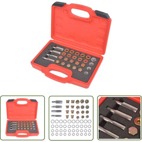 Kit de réparation de bouchon de vidange d'huile 64 pièces (1/5)