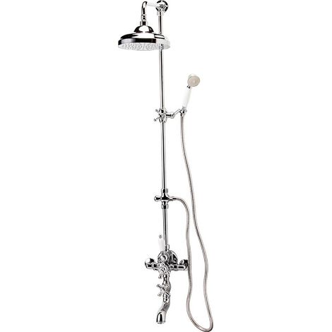PRESTO 40041400 RETRO Grifo Baño-Ducha Termostática con Columna Cromo - ref: 40041400 (1/2)