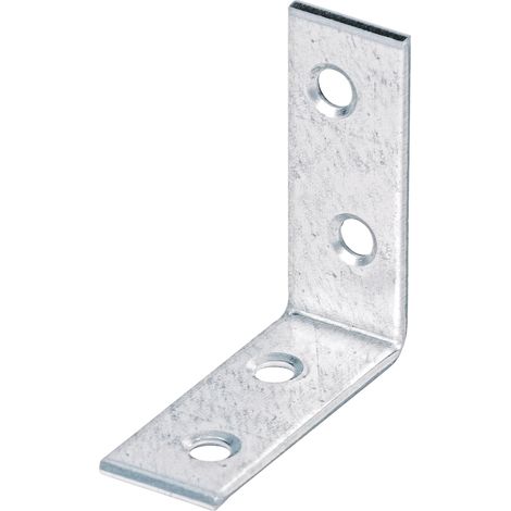 Équerre de chaise – galvanisée Sendzimir – 40 x 40 x 15 mm – Set de 50 pièces – Marque Alberts (1/2)