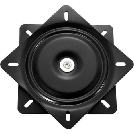 Plateau tournant universel en métal pour meubles, support pivotant robuste, plateau rotatif à 360°, 150 x 150 x 1,5 mm, capacité de charge 250 kg, pour tabourets et tables (1/5)