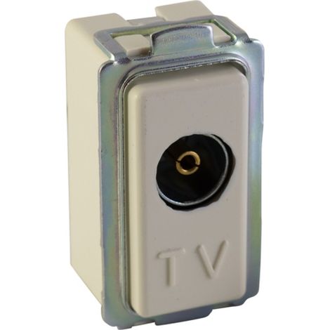 PRESA TV COASSIALE TERMINALE MAGIC BASIC Ø9,5MM PASSANTE MAURER