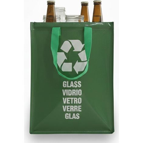 44L Sac Tri Selectif avec Poignée - Poubelle Pour le Verre - Poubelle Trieur à Déchets - Poubelle de Recyclage - Facile à Vider - Idéale pour la Maison et le Bureau (1/5)