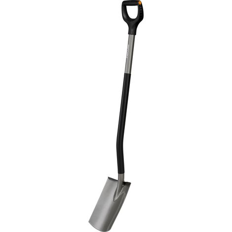 Bêche métal Ergonomic™ à bord droit