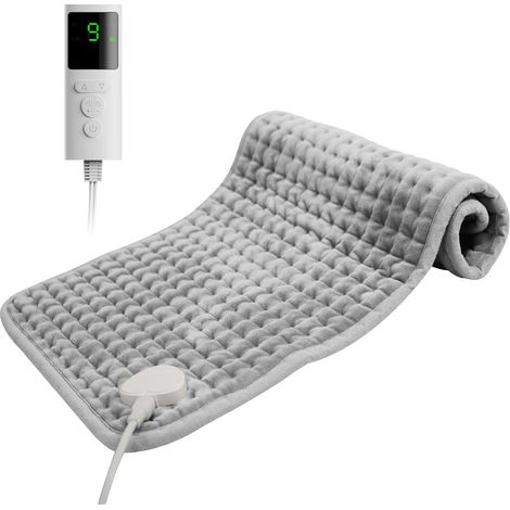 Coussin chauffant pour les maux de dos, 40x 76 cm, pour les crampes menstruelles, le cou, les épaules, les genoux, les jambes, avec 9 réglages de chaleur, arrêt automatique et chauffage rapide, cadeau (1/4)