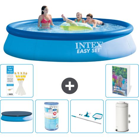 Intex Piscina Easy Set Rotonda - 396x84 cm - 7-pezzi  S130