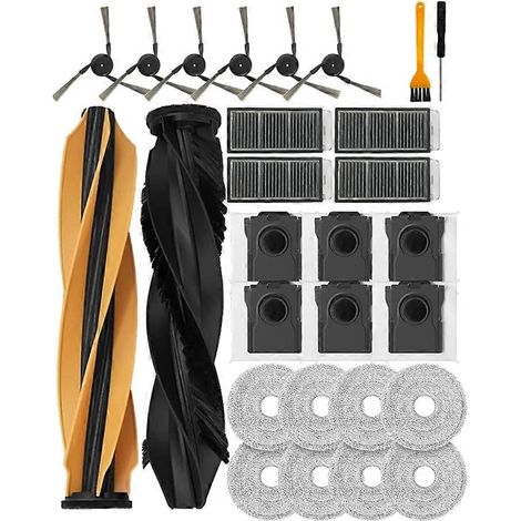 Pièces détachées pour aspirateurs Dreame X50 Ultra Complete/L50 Ultra/X50 Master/L40s Pro Ultra/Mova V50 Ultra Complete : brosse et filtre de lavage. (1/5)