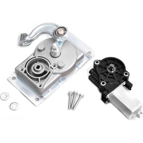Varillaje de caja de engranajes para RV con motor compatible con escalones eléctricos Kwikee. Reemplaza los números 366043, 1101428, 676061, 2141001, 379147 y 379160. (1/5)