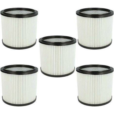 5x Faltenfilter compatible avec Metabo ASA9001 AS 8000 ASA 9001 aspirateur Patronenfilter Weiß (1/5)