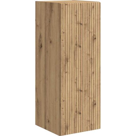 Maison Exclusive - Mobile TV da parete Rovere Artigianale 30 x 31 x 80 cm