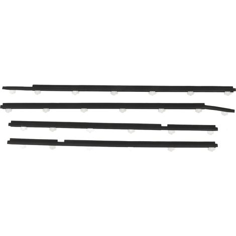 Bande d'étanchéité pour porte et fenêtre de voiture, 4 pièces, 68160 60010, bande d'étanchéité décorative de remplacement pour Toyota Land Cruiser FJ80 FZJ80 1990 à 1998 (1/5)