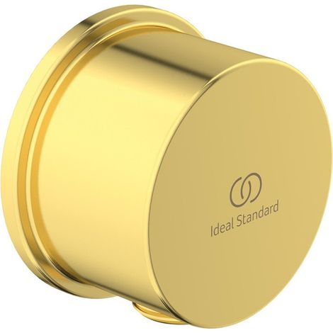 Codo de conexión a pared IDEALRAIN redondo G 1 / 2Z dorado cepillado IDEAL STANDARD