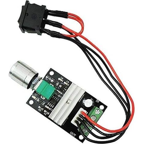 1PCS DC Motor Speed Controller PWM 6V 12V 24V 3A 80W Speed Adjustable Reversible Switch 1203BB DC Motor Driver Reversing (1/5)